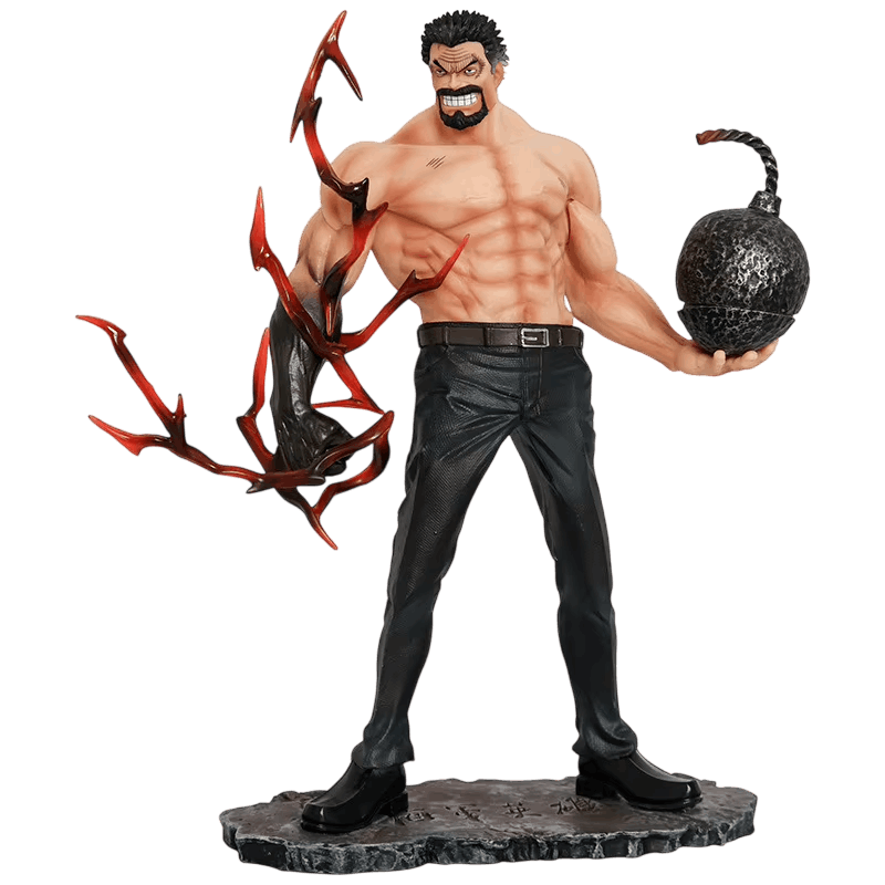 Figurine Monkey D Garp One Piece - face