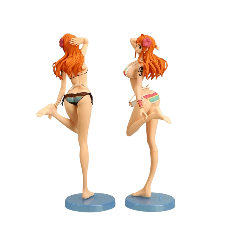 Figurines Nami en bikini One Piece - les deux coloris de maillot