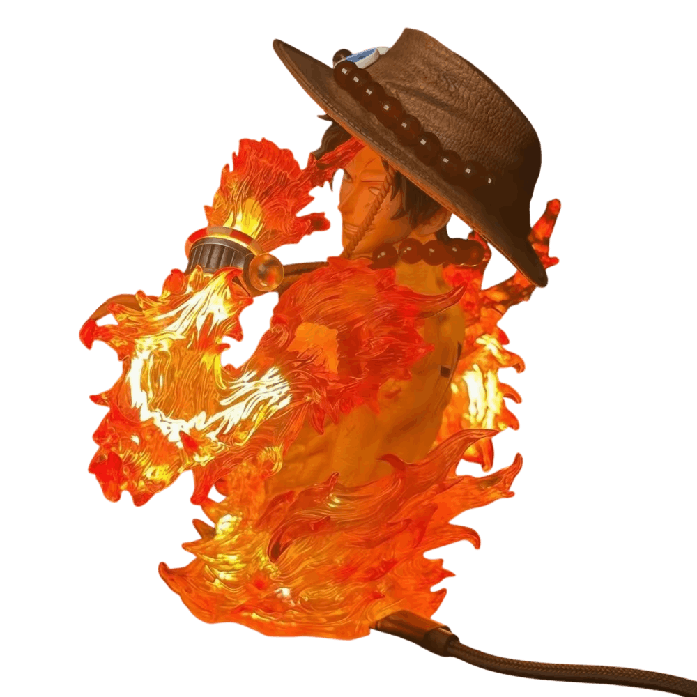 Figurine Portgas D Ace brasier flammes One Piece - face