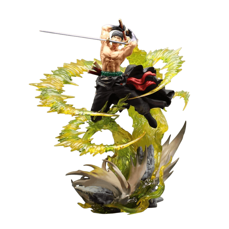 Figurine Roronoa Zoro vent tranchant - face