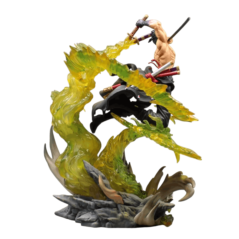 Figurine Roronoa Zoro vent tranchant - profil