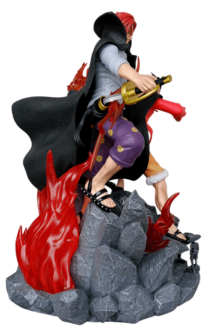 Figurine Shanks et Luffy la releve One Piece - profil