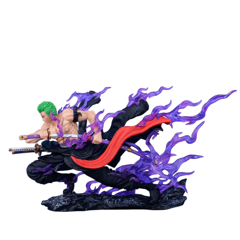 Figurine Zoro degainage aura maudite One Piece - profil