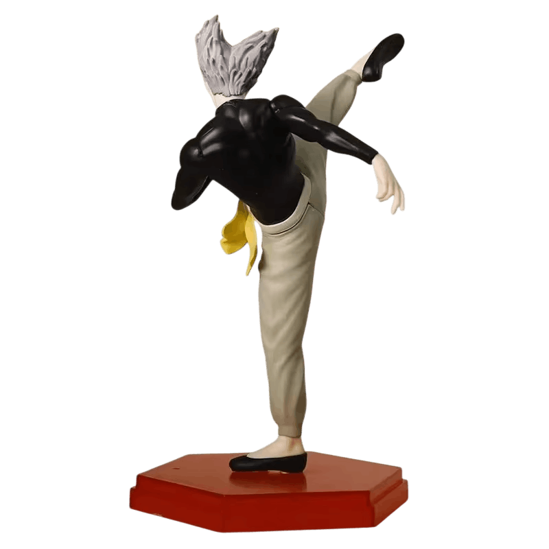 Figurine Garou (One Punch Man), 19 cm, le pendant de sa forme de monstre : les deux se répondent — détourée, vue sans décor.