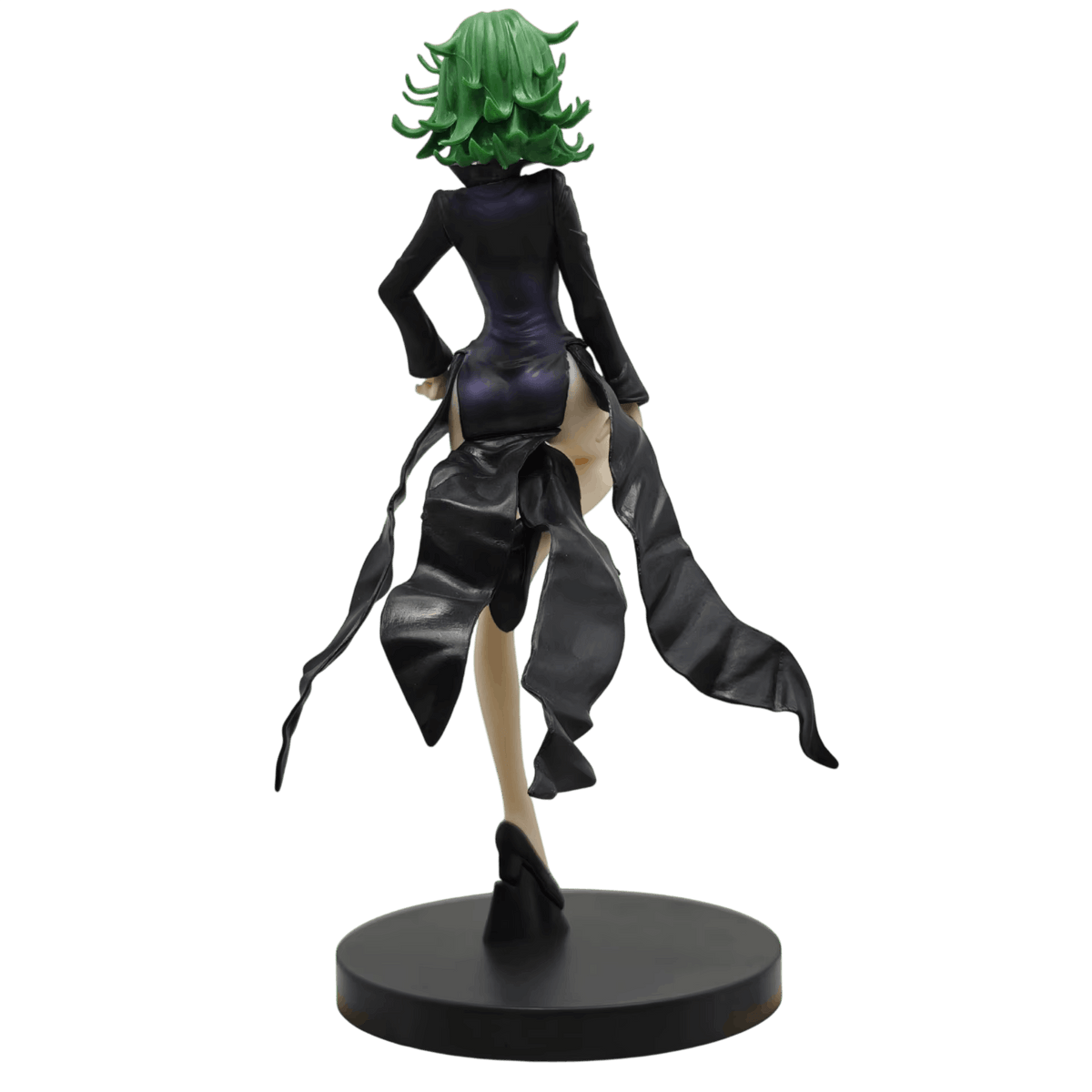 Figurine Tatsumaki (One Punch Man), 20 cm, socle minimal pour garder l'effet de suspension — détourée, vue sans décor.