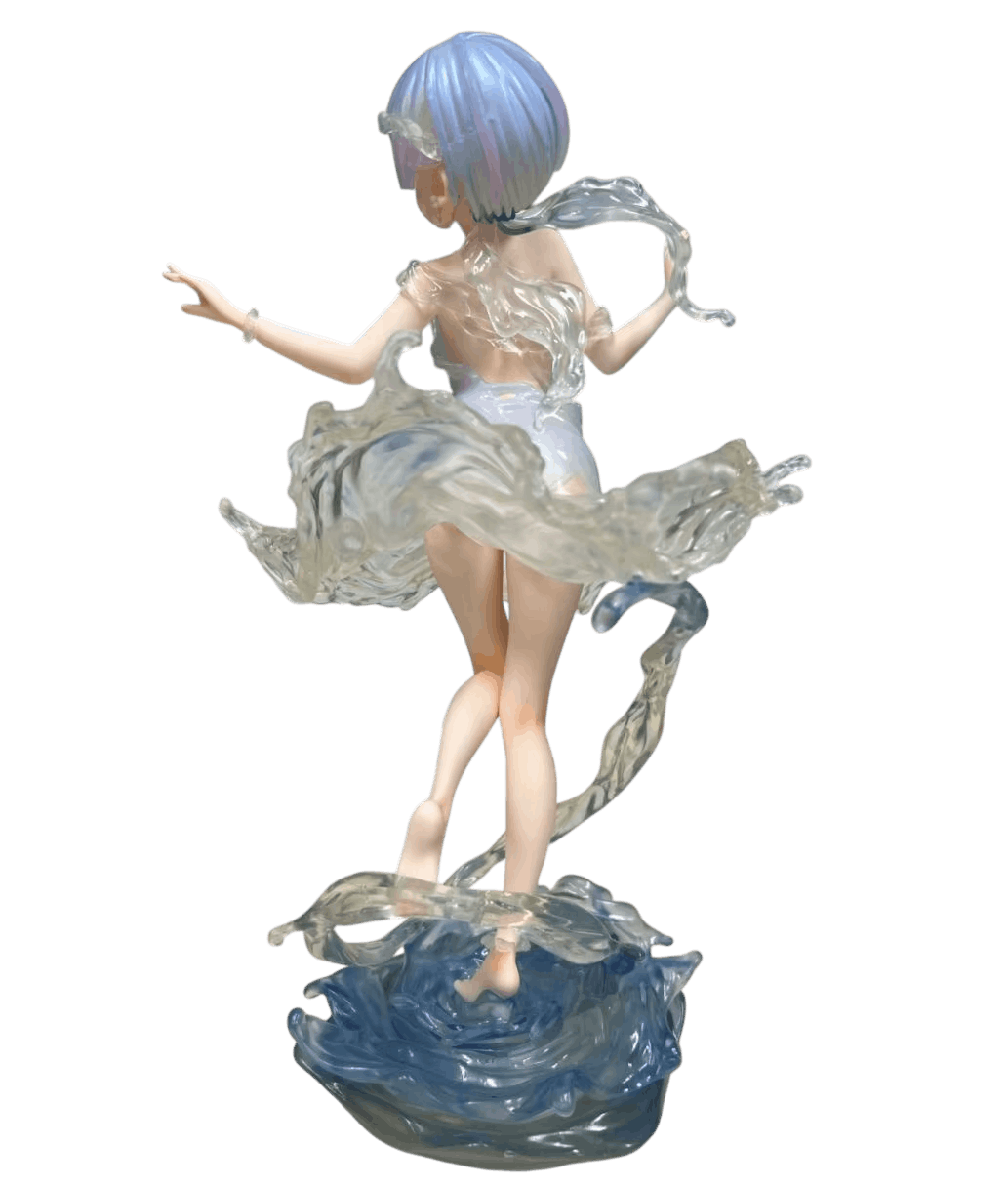 Figurine Rem robe d'eau Re:Zero - vue de dos