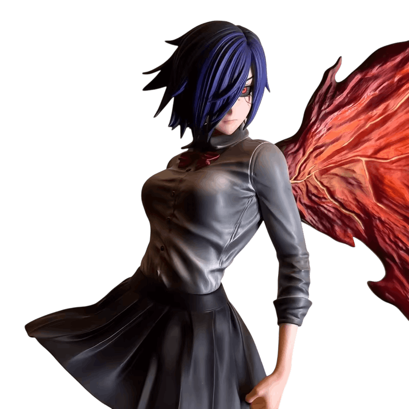 Figurine Tokyo Ghoul Touka Kirishima Ukaku 37 cm - buste et aile de kagune