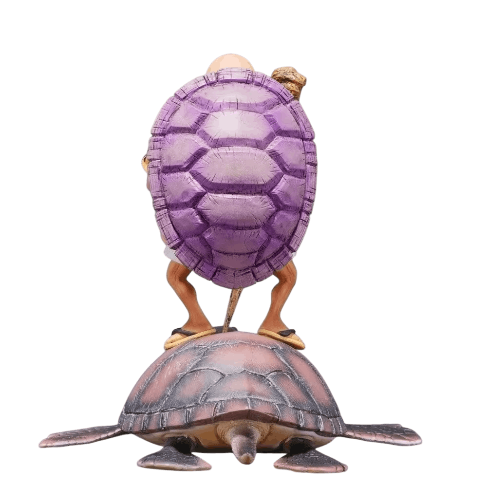 Figurine Master Roshi Dragon Ball détails de la tortue socle