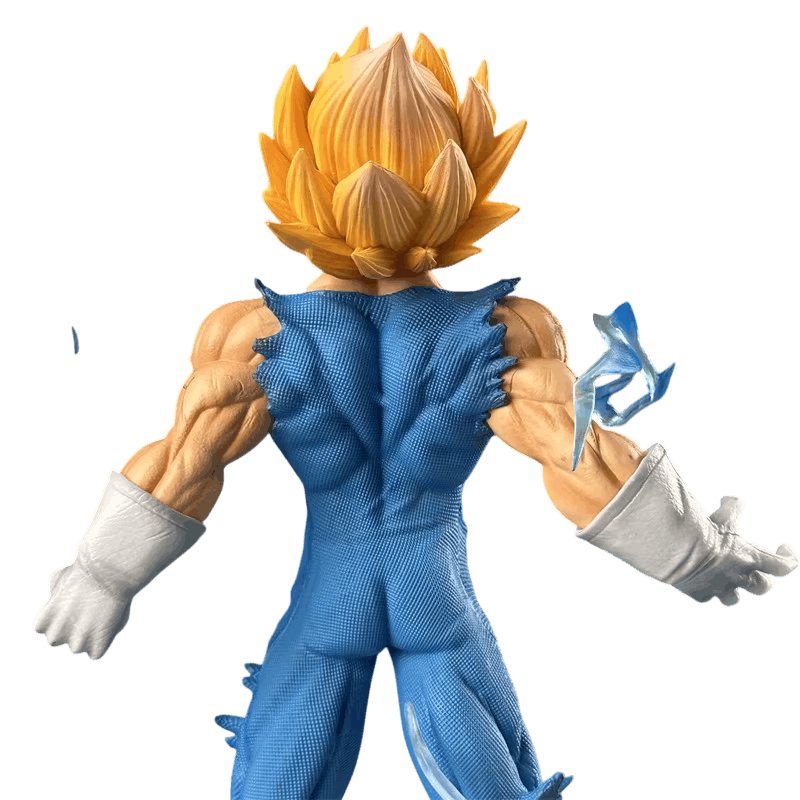 Figurine Majin Vegeta Super Saiyan vue de dos - Dragon Ball Z