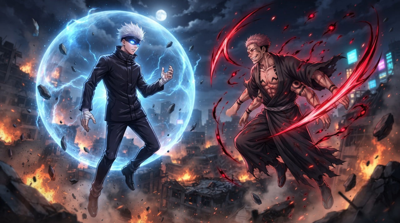 Gojo face à Sukuna, duel au sommet de Jujutsu Kaisen