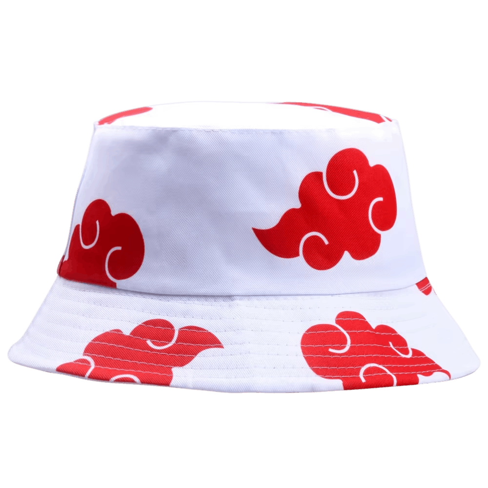 Bob Naruto – Nuages Akatsuki, 3 Coloris (Coton) — Blanc