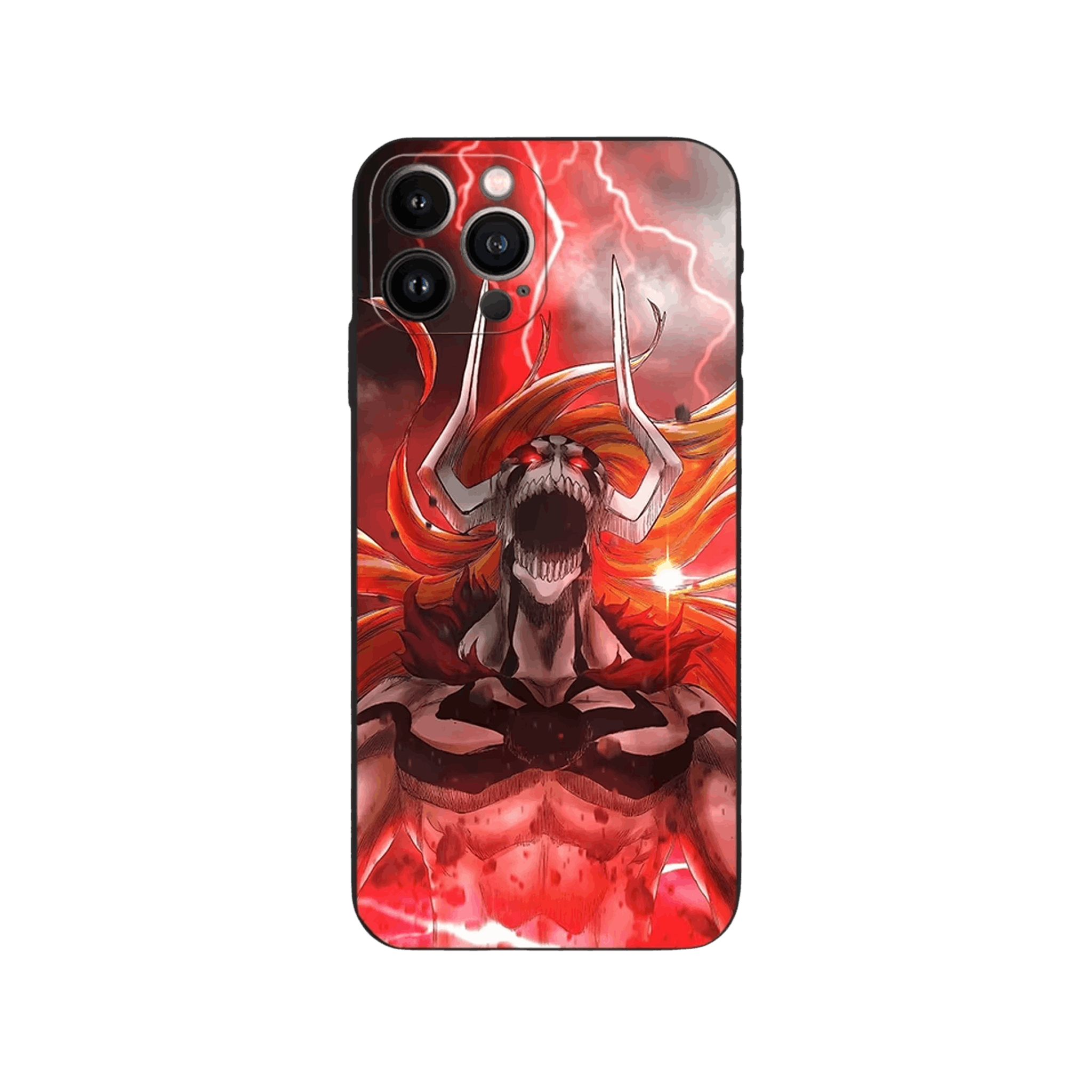 Coque iPhone Bleach – Ichigo Vasto Lorde, dominante rouge