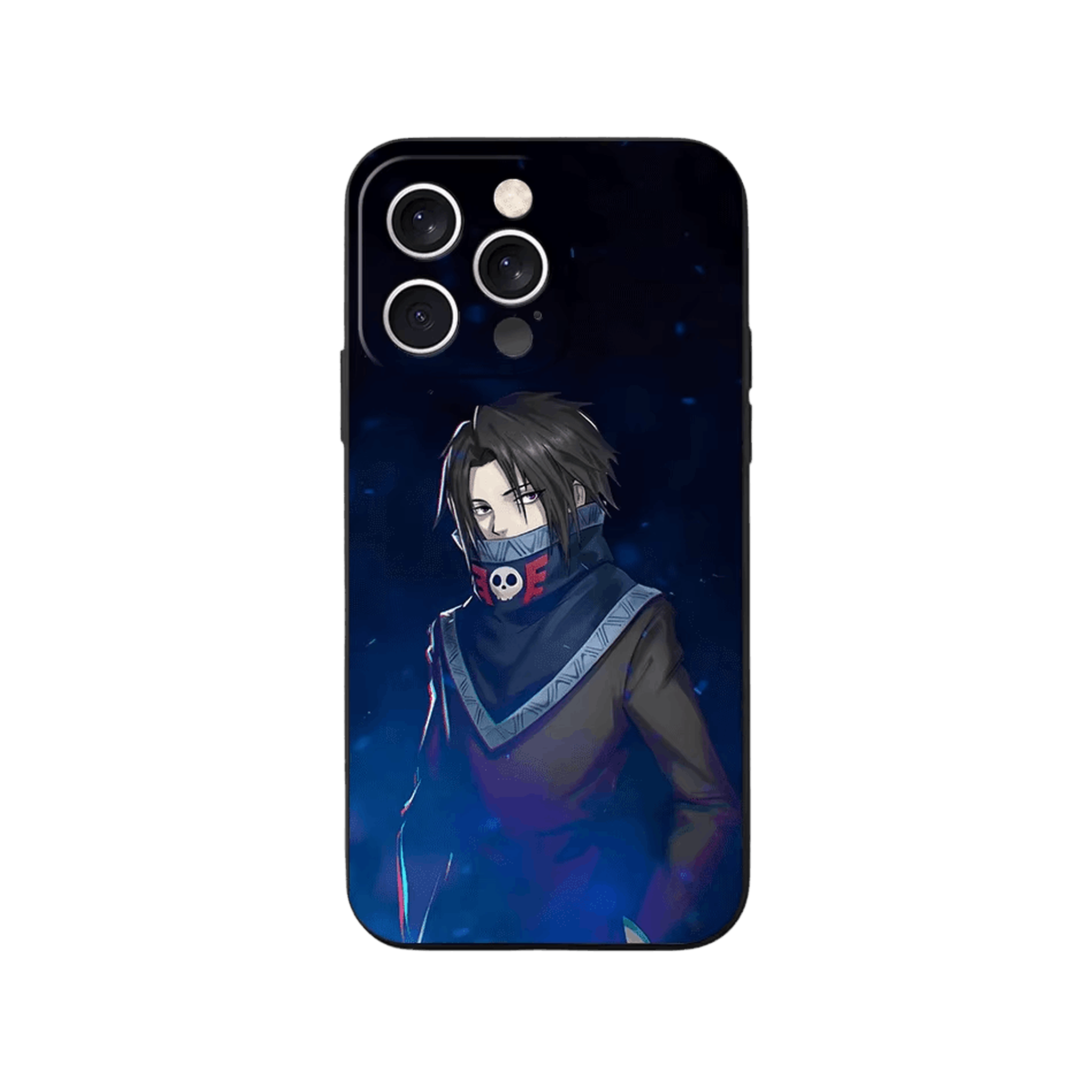 Coque iPhone Hunter x Hunter – Feitan, Ciel Étoilé, dominante bleu nuit