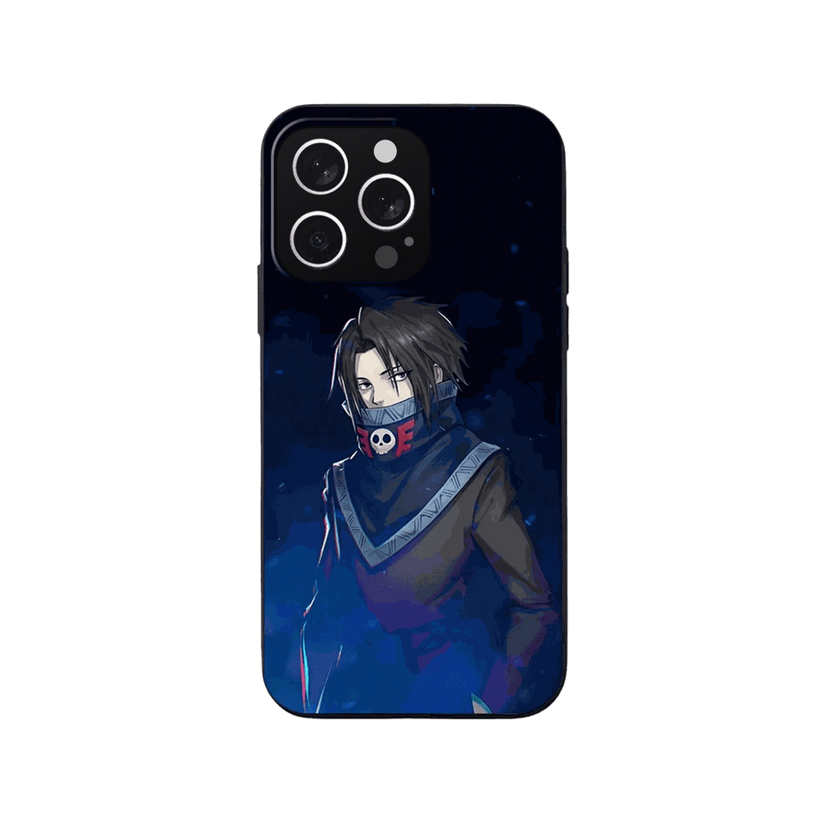 Coque iPhone Hunter x Hunter – Feitan, Ciel Étoilé, dominante bleu nuit