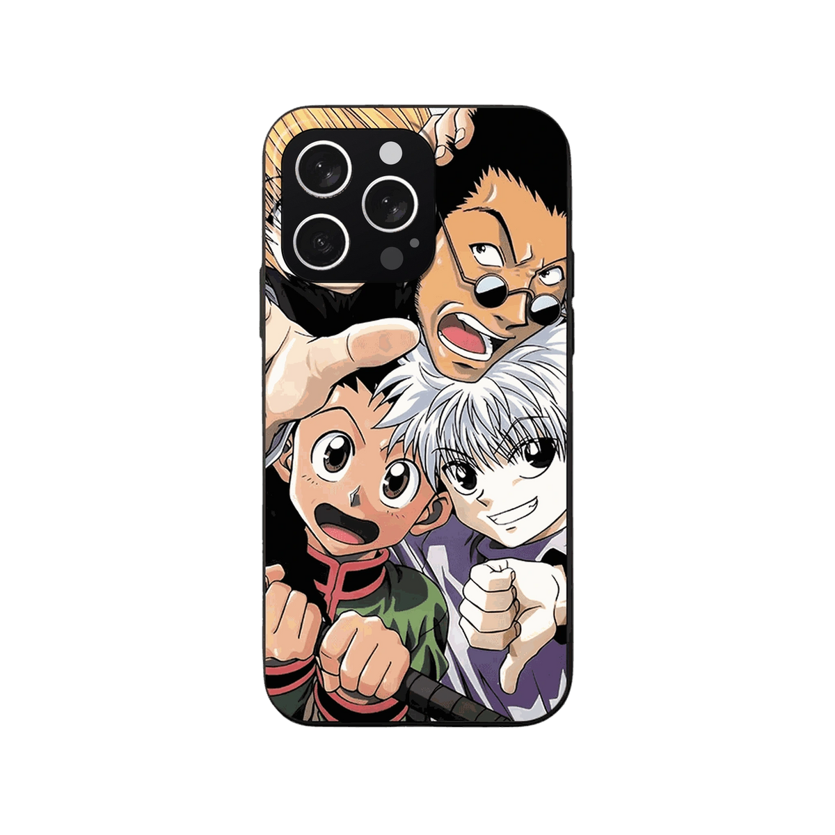 Coque iPhone Hunter x Hunter – Les Quatre Amis, dominante multicolore