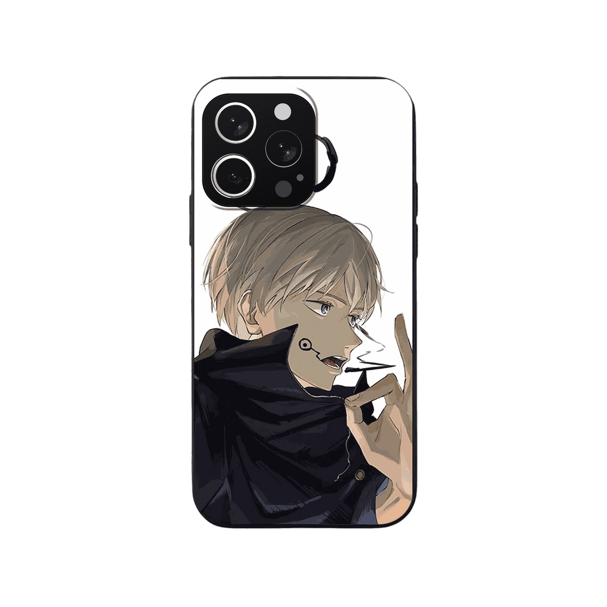 Coque iPhone Jujutsu Kaisen – Inumaki, Fond Blanc, dominante blanc