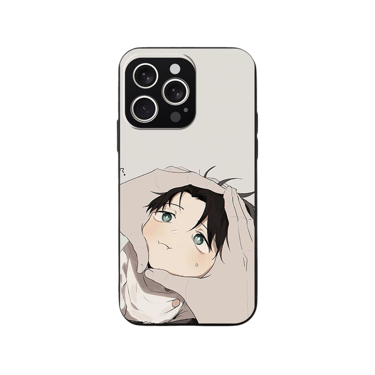 Coque iPhone Jujutsu Kaisen – Yuta au Réveil, dominante gris perle