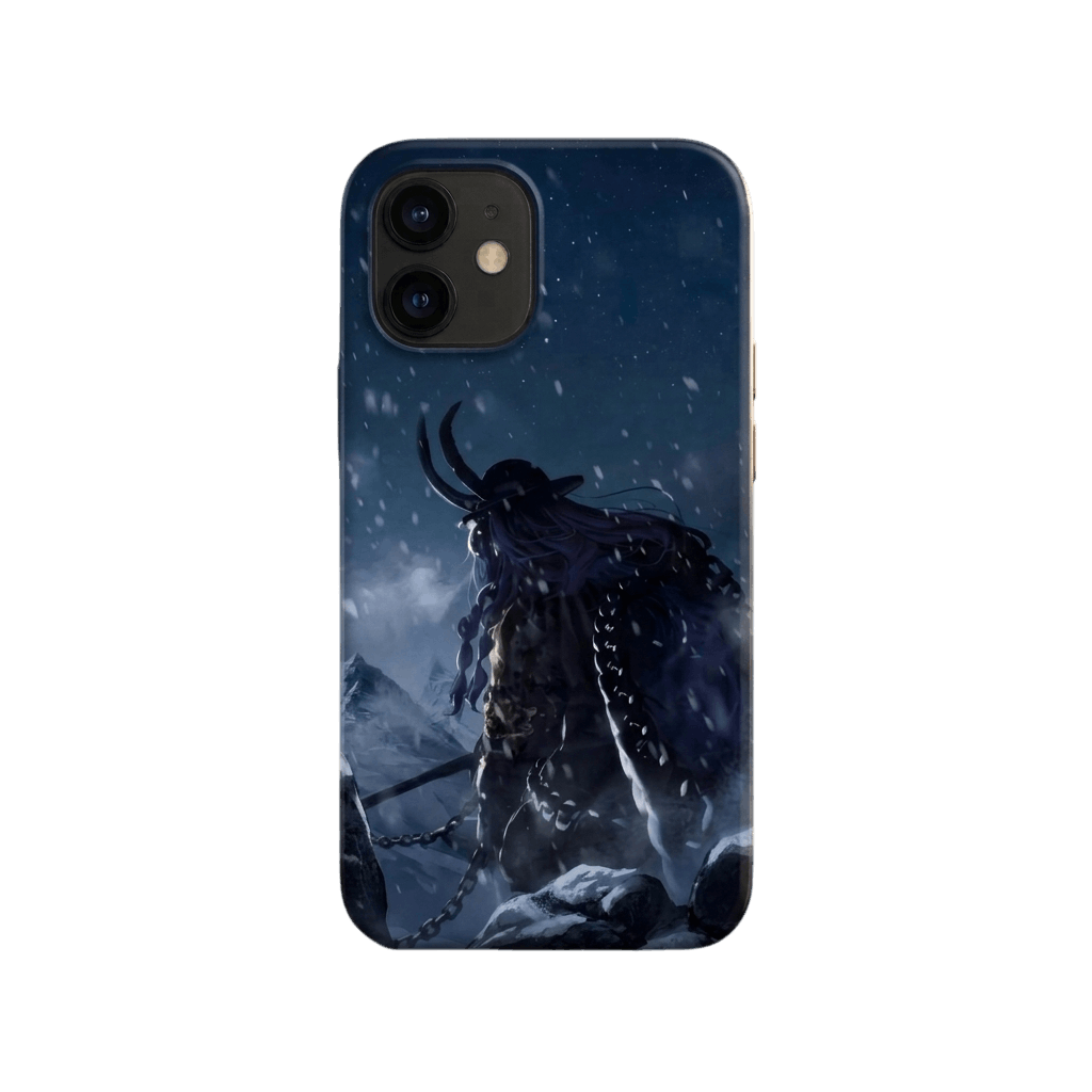 Coque iPhone One Piece Loki Prince d'Elbaf silicone givré