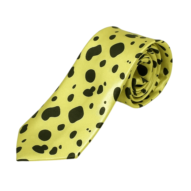 Cravate Jujutsu Kaisen – Nanami, Motif Léopard (7 cm) — Cravate seule