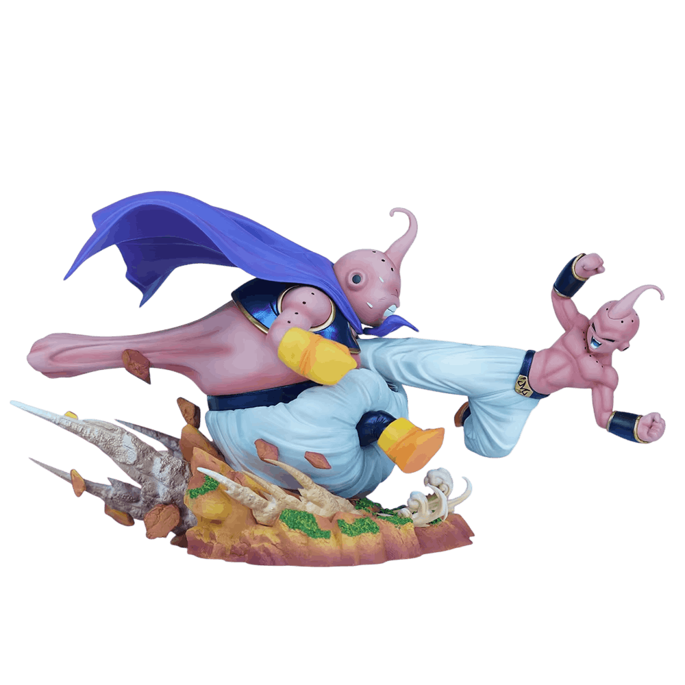 Diorama Dragon Ball Z Majin Buu contre Kid Buu vue principale