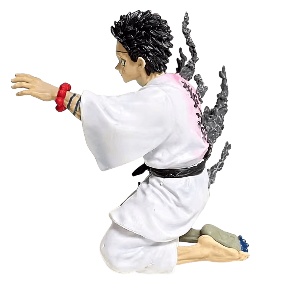 Figurine Akaza désagrégation Demon Slayer vue de côté