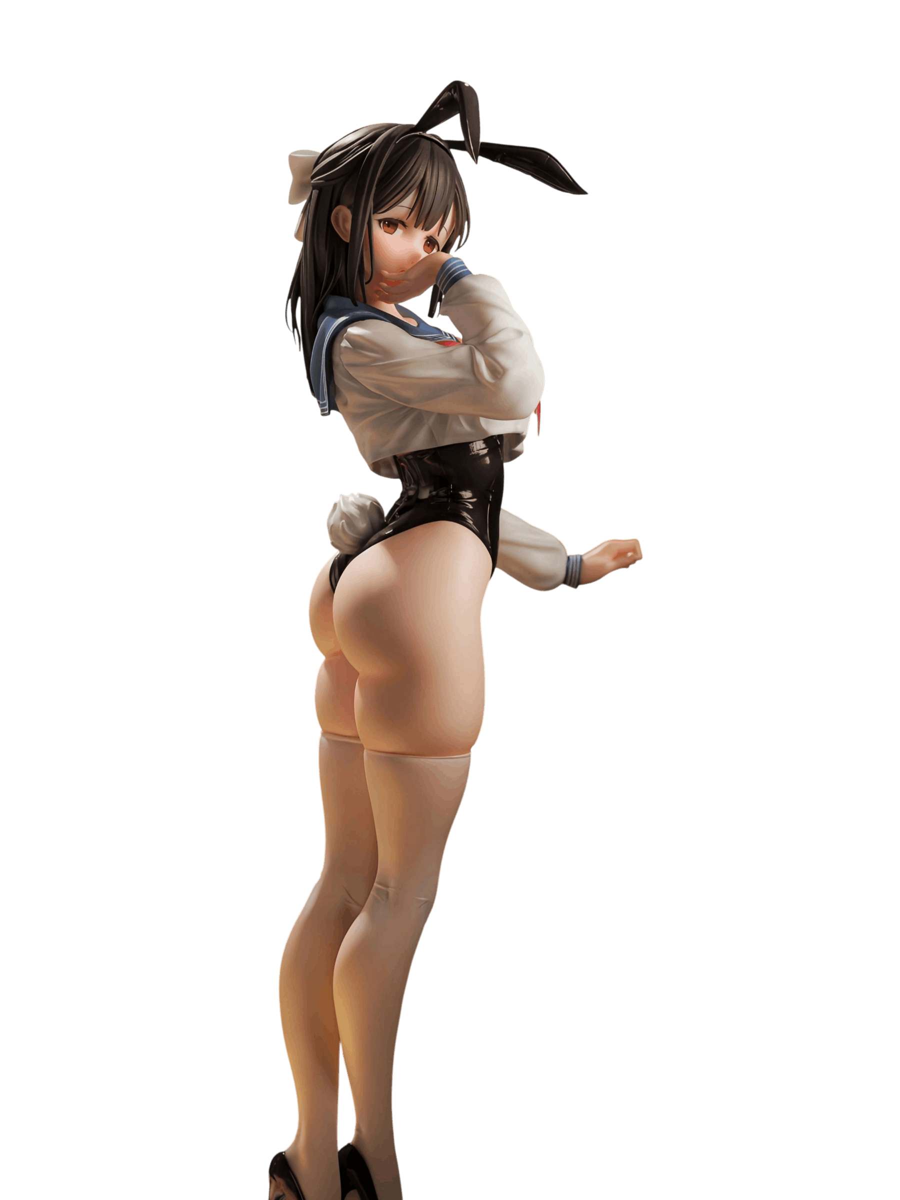 Figurine bishoujo en uniforme marin - profil