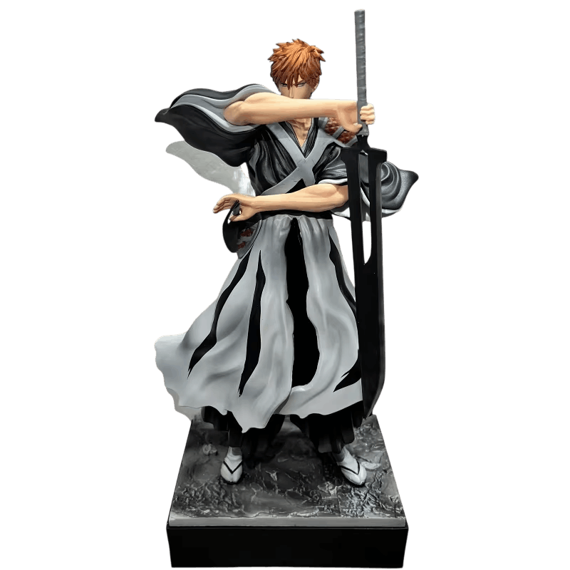 Figurine Ichigo Kurosaki manteau blanc Bleach - face
