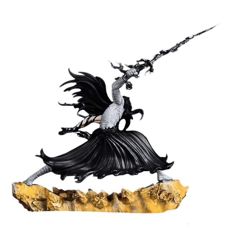 Figurine Ichigo Mugetsu vue arrière en fente de combat - Bleach
