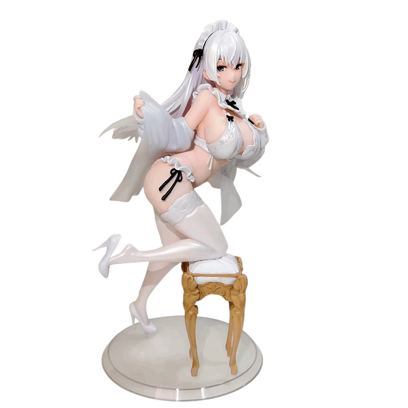 Figurine Bonita lingerie blanche - trois quarts