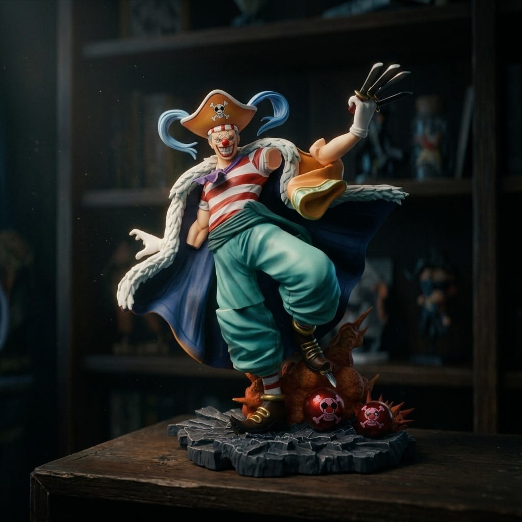 Figurine Buggy le Clown One Piece présentation