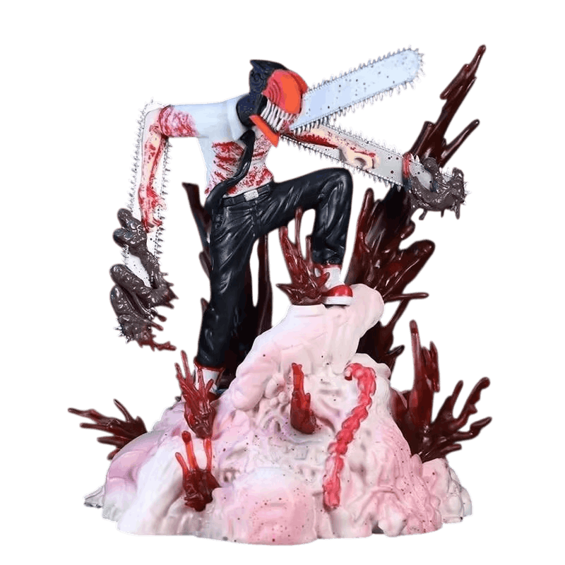 Figurine Denji transformé en Chainsaw Man lames tronçonneuses aux bras - Chainsaw Man