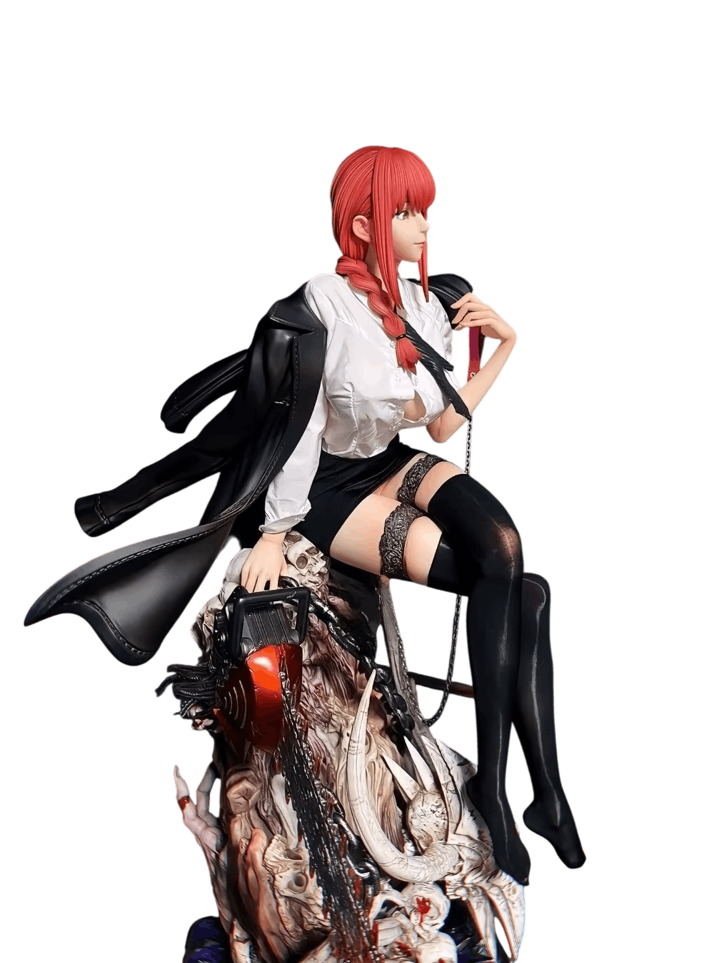 Figurine Makima trone Chainsaw Man - profil
