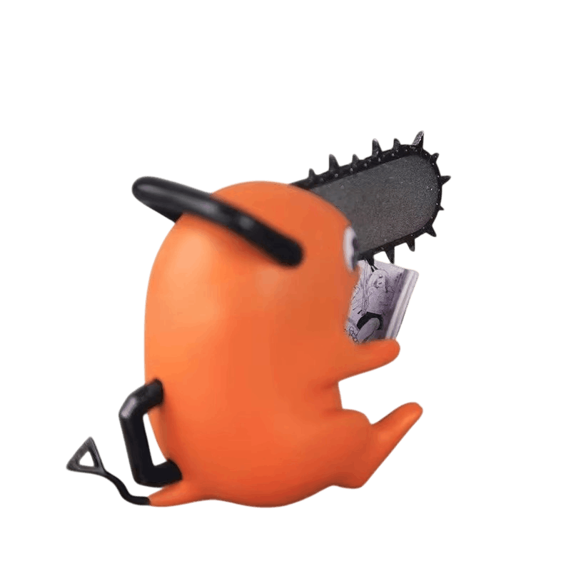 Figurine Pochita vue de profil lame de tronçonneuse - Chainsaw Man
