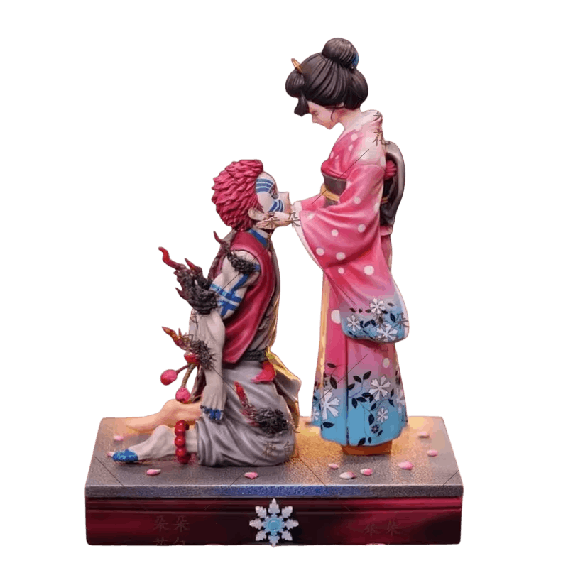 Diorama Akaza et Koyuki Demon Slayer - face