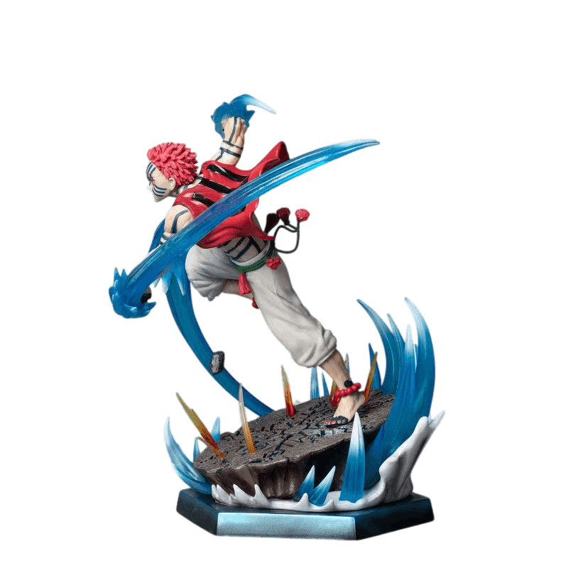 Figurine Akaza technique de destruction Demon Slayer - profil
