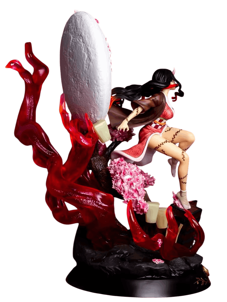 Figurine Nezuko Kamado lune Demon Slayer - profil