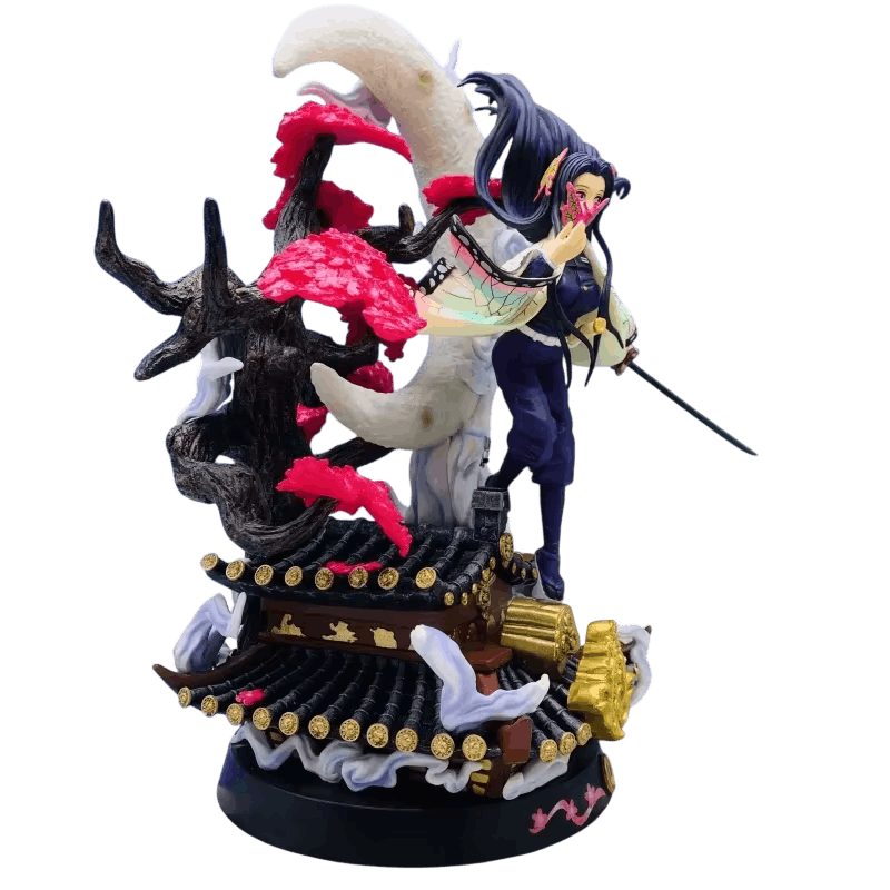 Figurine Shinobu Kocho combat lune Demon Slayer - profil