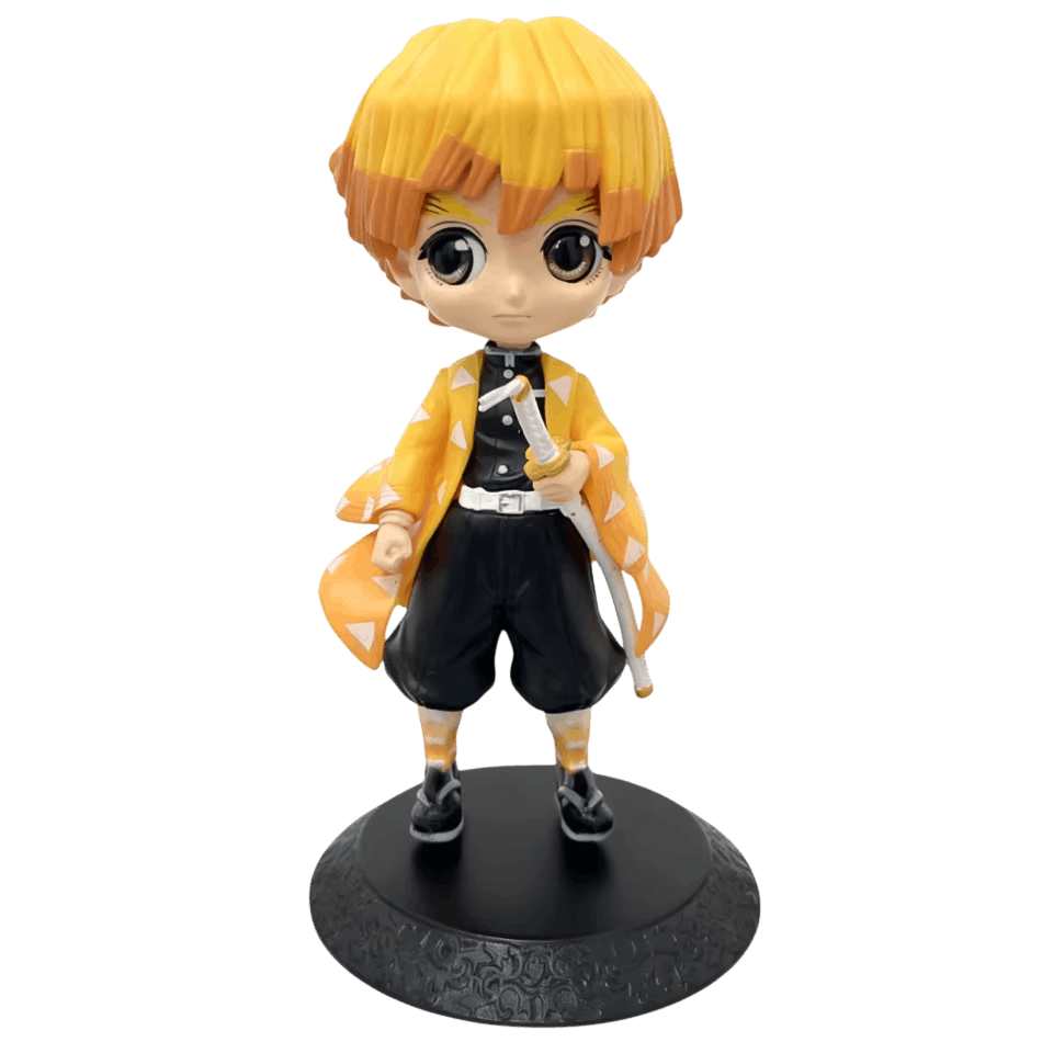 Figurine Demon Slayer Zenitsu Agatsuma 15 cm debout - face