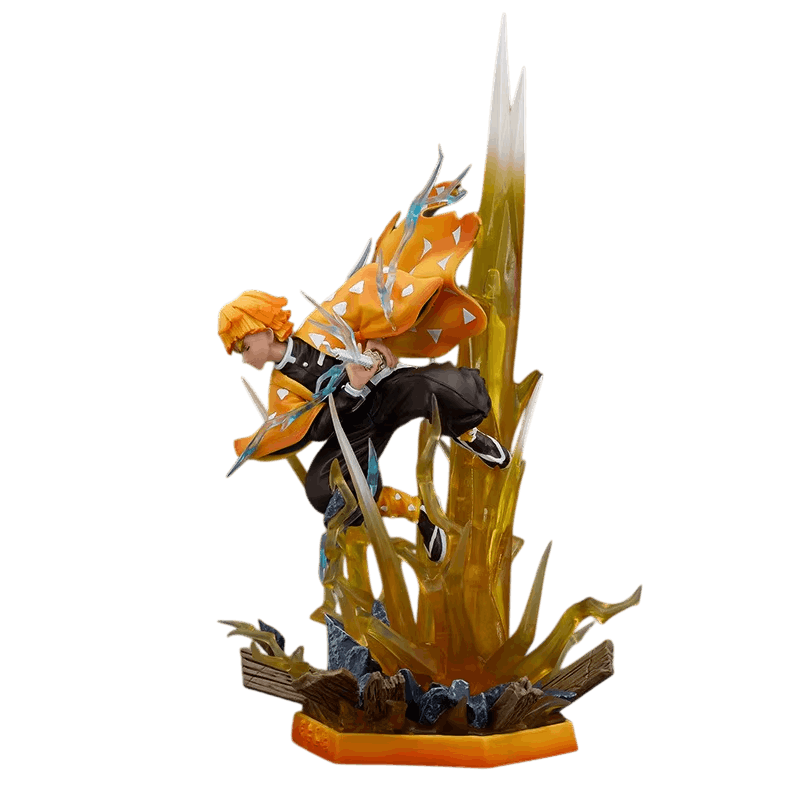 Figurine Zenitsu Souffle de la Foudre éclair géant translucide - Demon Slayer