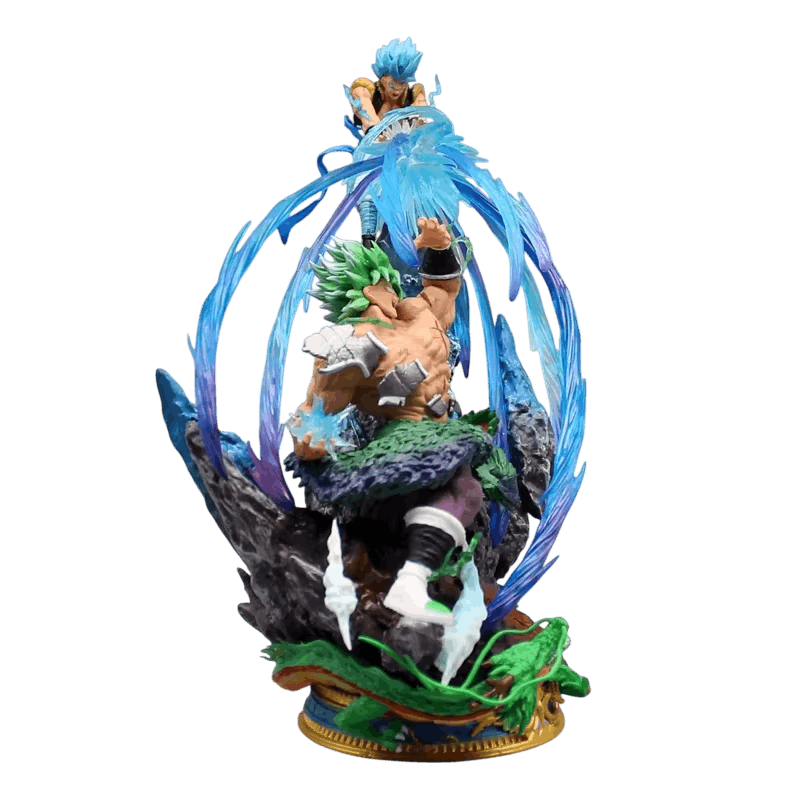 Diorama Broly vs Gogeta Dragon Ball - details