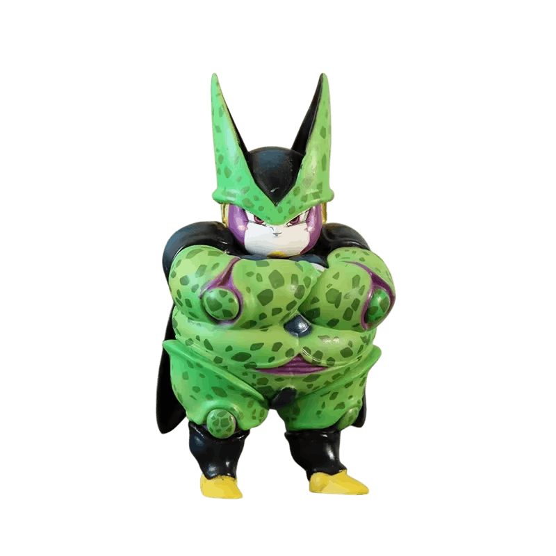 Figurine Dragon Ball Cell version ronde 9 cm - face