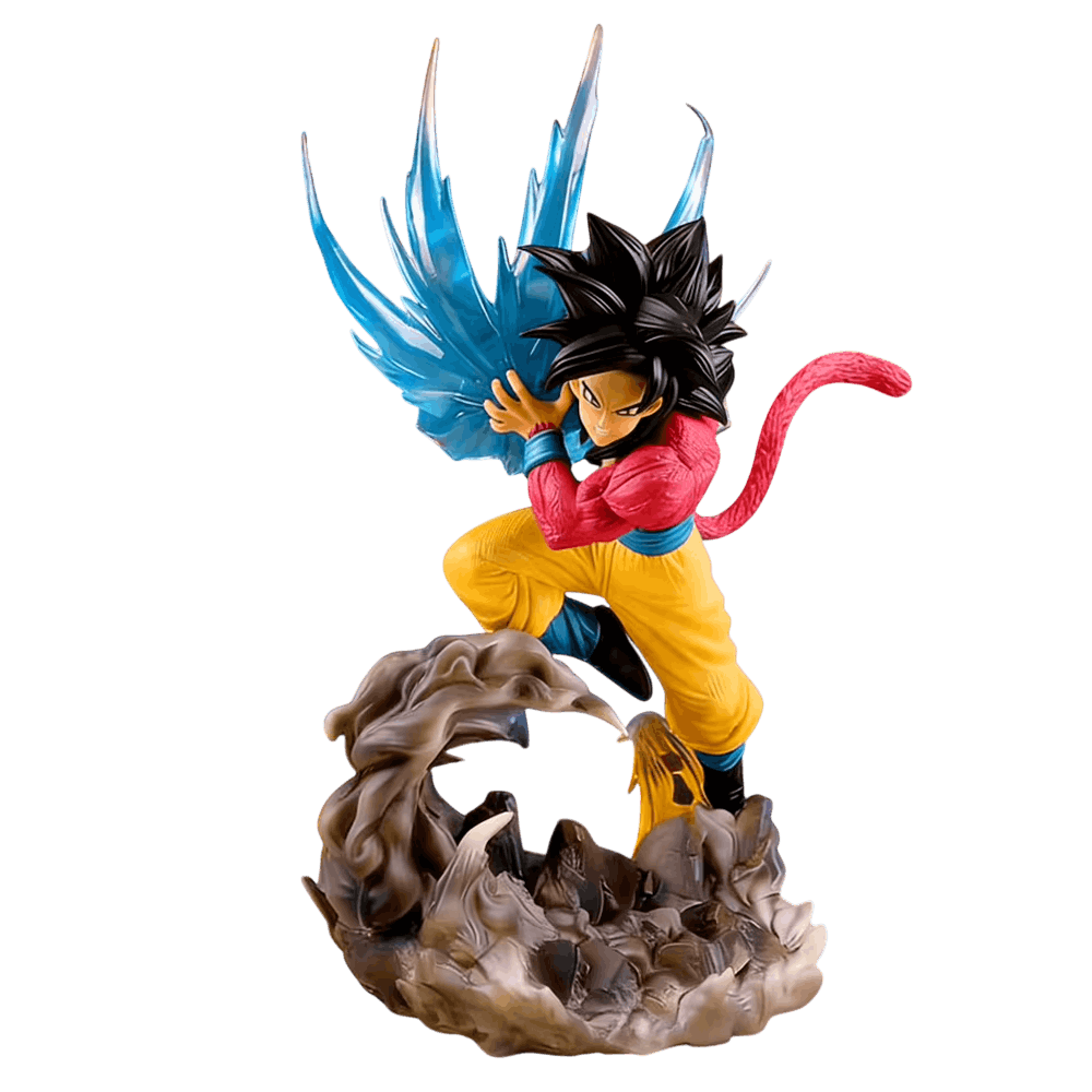 Figurine Goku Super Saiyan 4 assaut Dragon Ball GT - face
