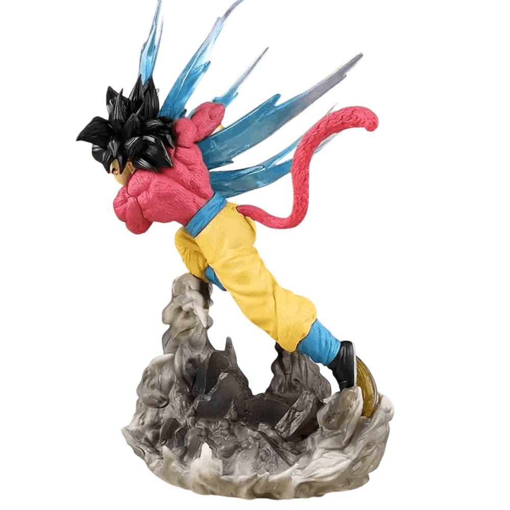 Figurine Goku Super Saiyan 4 assaut Dragon Ball GT - profil