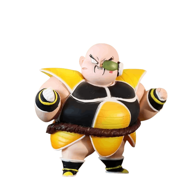 Figurine Dragon Ball Nappa version ronde 7,5 cm - face