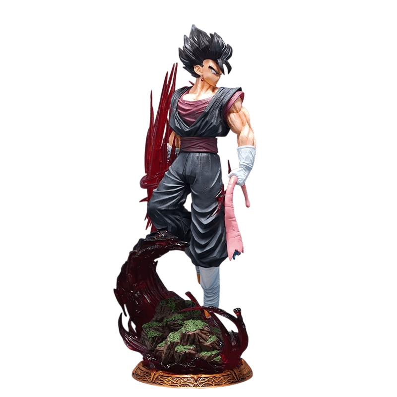 Figurine Vegetto 38 cm tetes interchangeables Dragon Ball - face