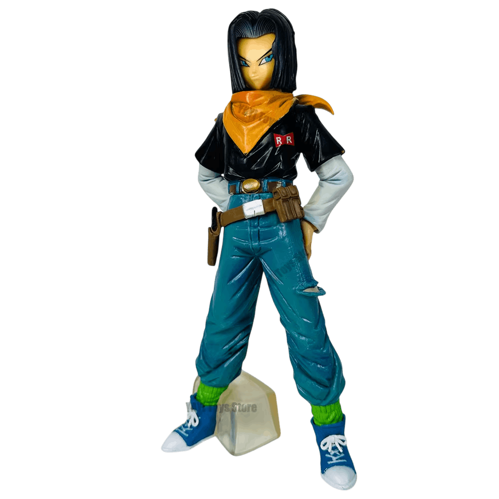 Figurine Android 17 Dragon Ball Z - bandana orange Red Ribbon