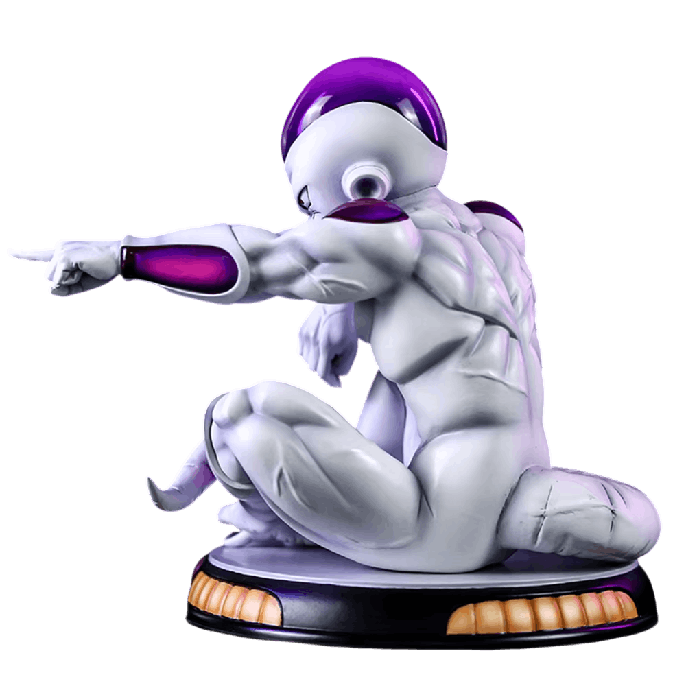 Figurine Frieza Dragon Ball Z - vue de profil sur socle