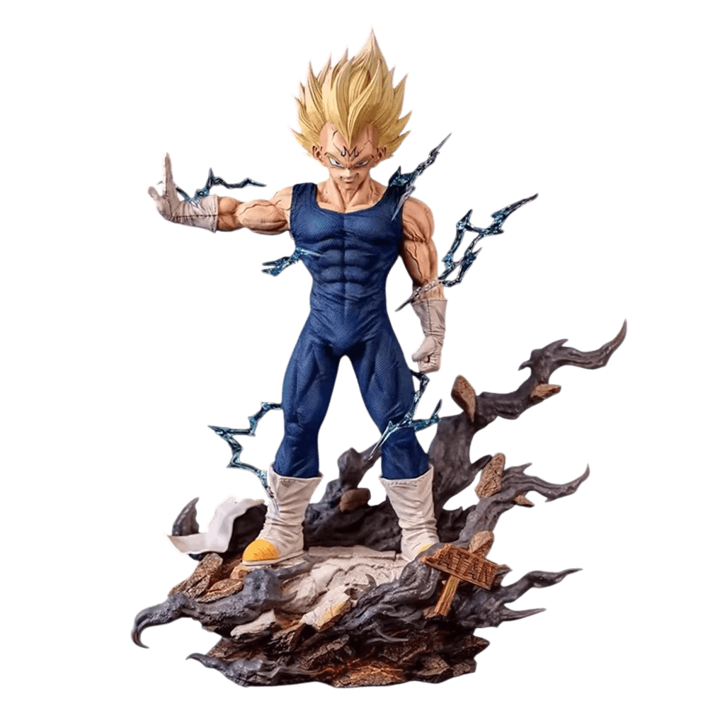 Figurine Majin Vegeta dechaine Dragon Ball Z - profil