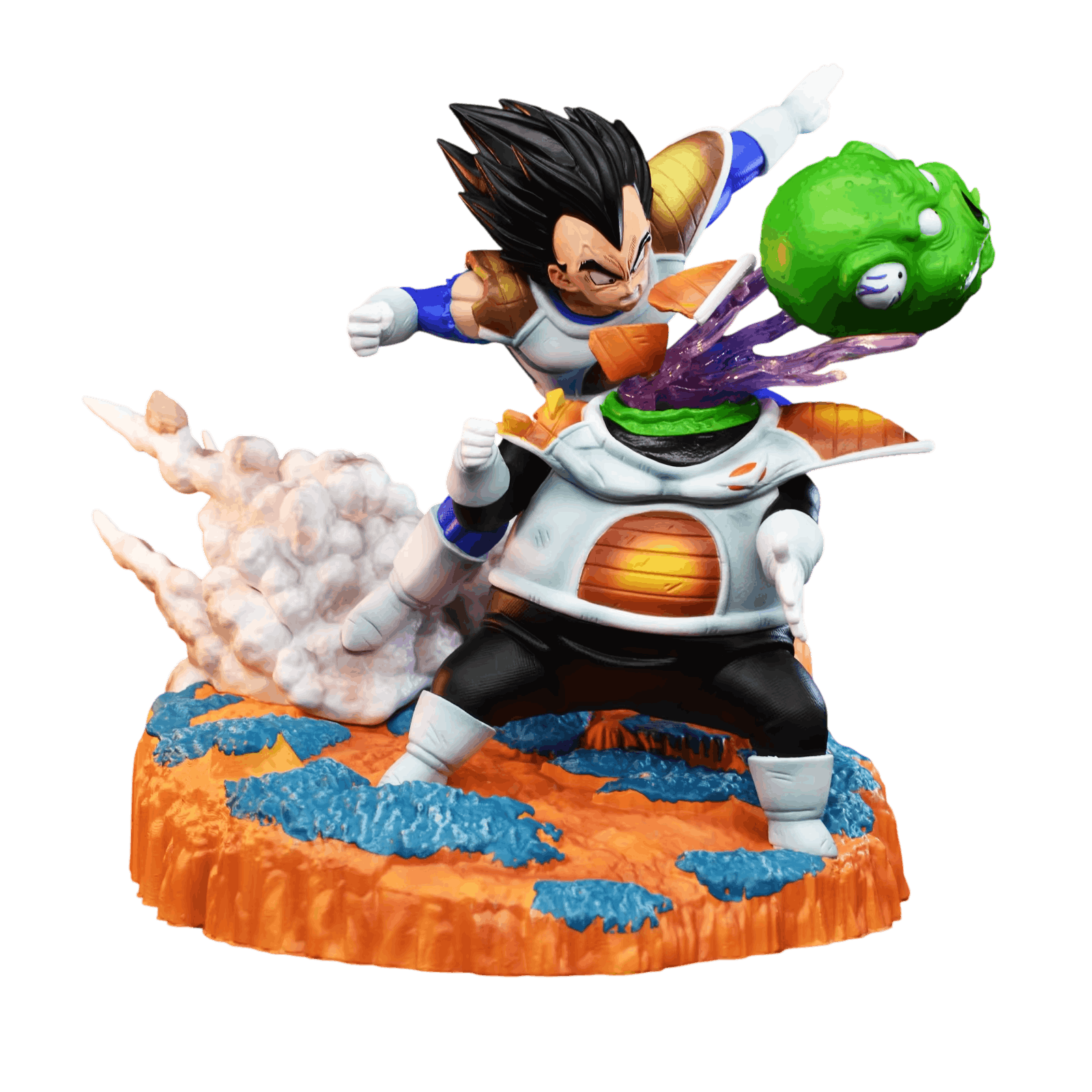 Figurine Vegeta vs Guldo Dragon Ball Z - face