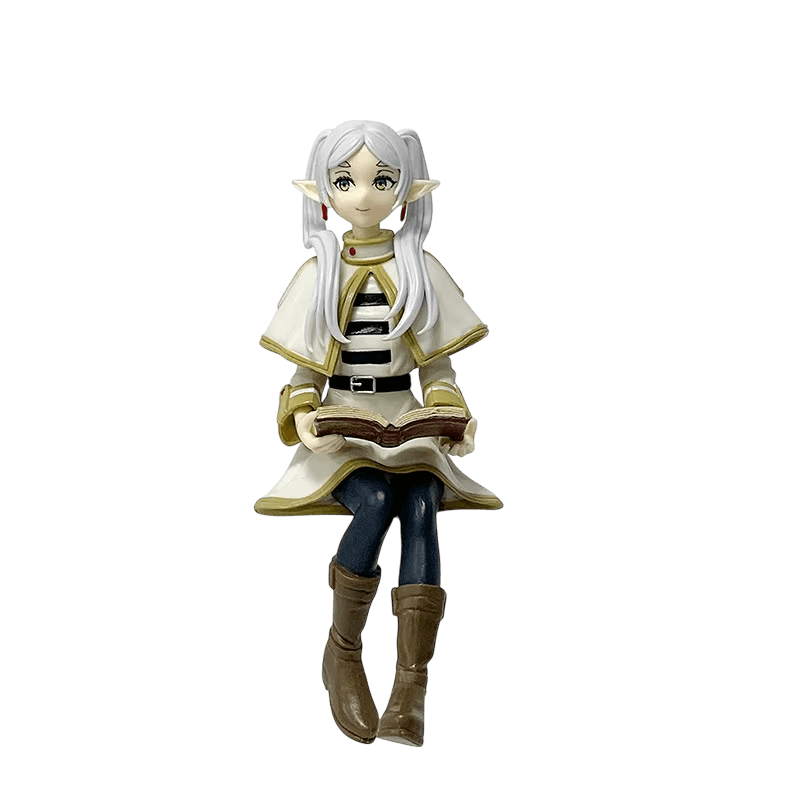 Figurine Frieren l'elfe assise lisant son grimoire - Frieren